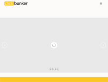 Tablet Screenshot of clickbunker.com